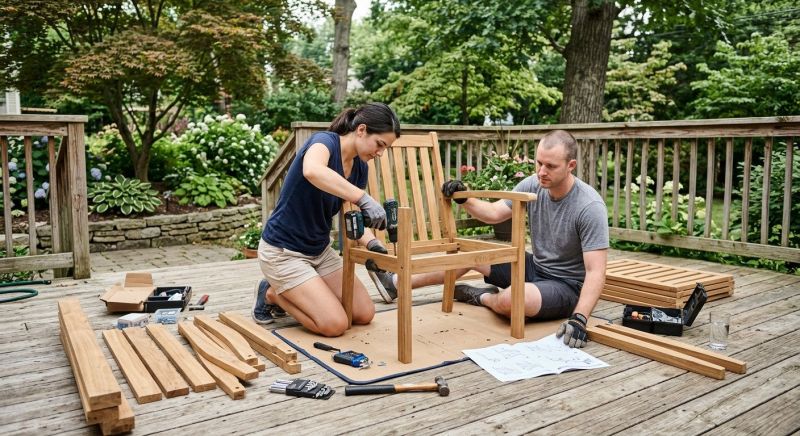 Deck Chair Assembly in Overland Park, KS